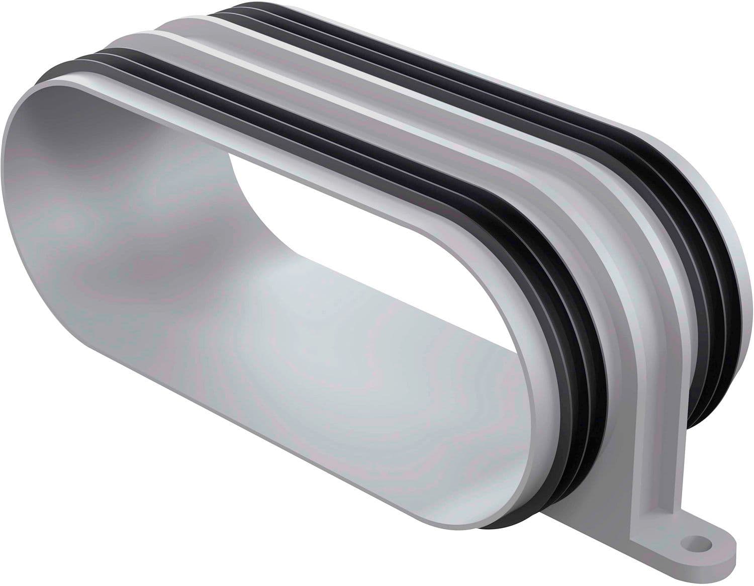 ADAPTEUR POUR COUNDUITS FLEXIBLE OVAL DUCOFLEX vue 1