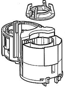 MECANISME A LEVER PNEUMATIQUE CLOCHE GEBERIT vue 1