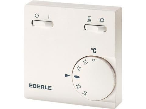 Thermostat air cond. + chauffer / ventiler / refroidir + on / off 230Vac 5 - 30°C 1CO 5 vue 1