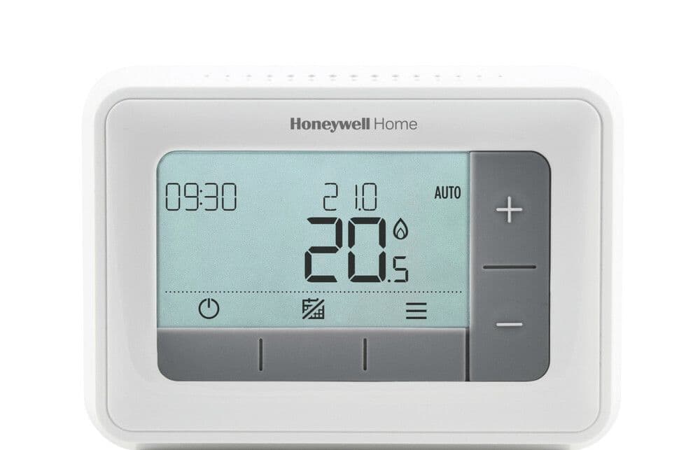 Honeywell Home T4M thermostat horloge modulant programmable 7 jours vue 1