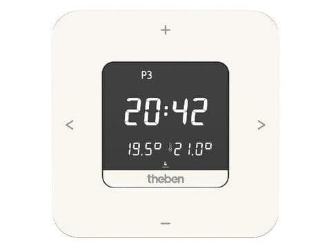 Thermostat à horloge digital BLE 2 x 1,5V 24h / 7 jours 1NO 10A IP40 vue 1