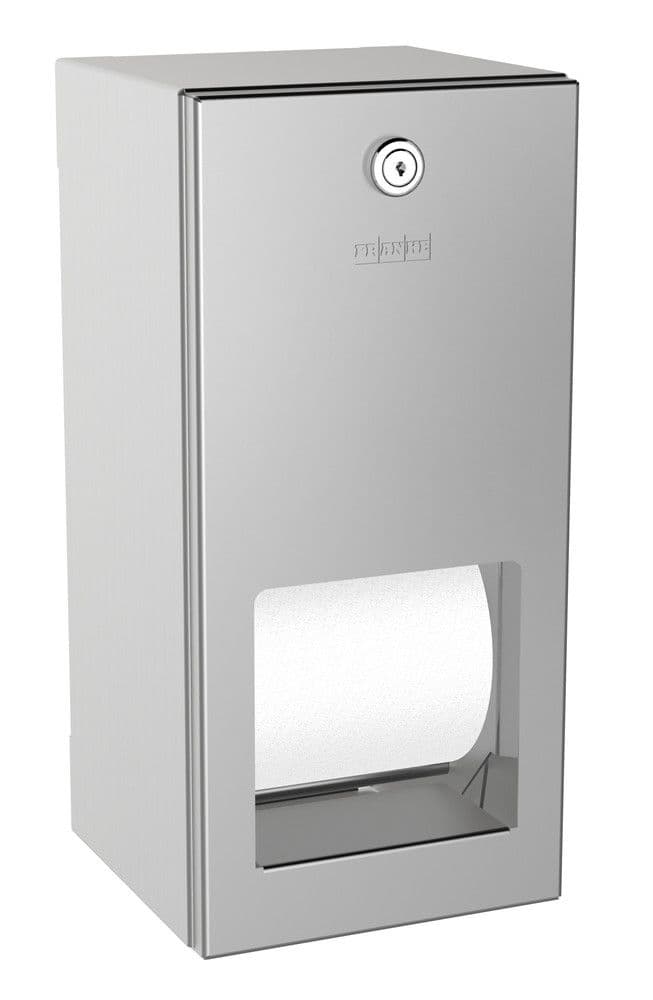 Franke distributeur papier toilette double mural inox satinée avec fixations vue 1