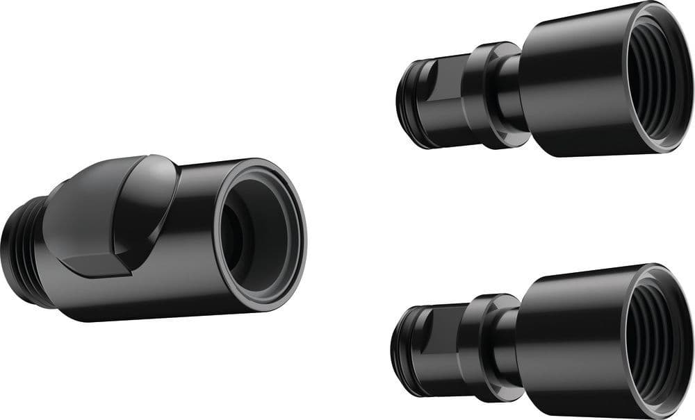 Hansgrohe raccord rapide ½" noir vue 1