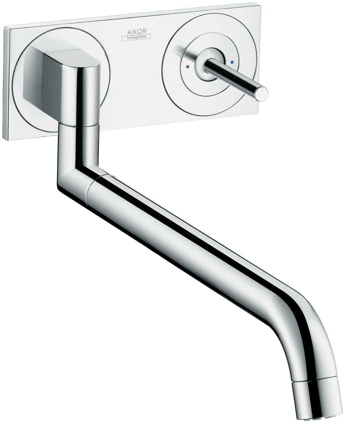 SET DE FINITION MITIGEUR MURAL UNO2 AXOR 221MM CHROME vue 1