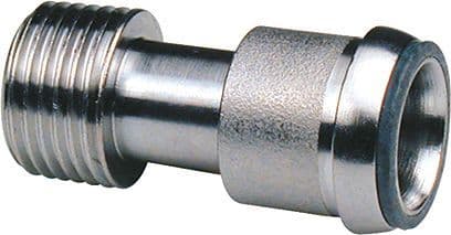 DOUILLE TELESCOPIQUE POUR RADIATEUR+VANNE DE RETOUR GIACOMINI 4/4" vue 1