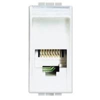 Connecteur RJ11 Light Tel - K10 - 1 module - 2 paires vue 1