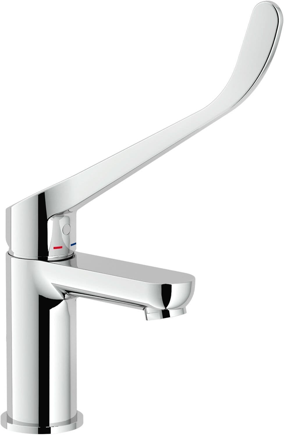 MITIGEUR LAVABO ABC NOBILI POIGNEE LONG SANS VIDAGE AUTOMATIQUE CHROME vue 1