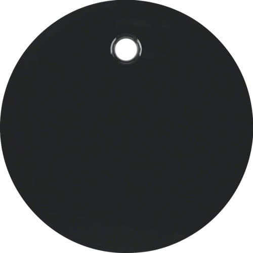 Enjoliveur pour interrupteur à tirage Berker R.1 / R.3 Noir, brillant vue 1