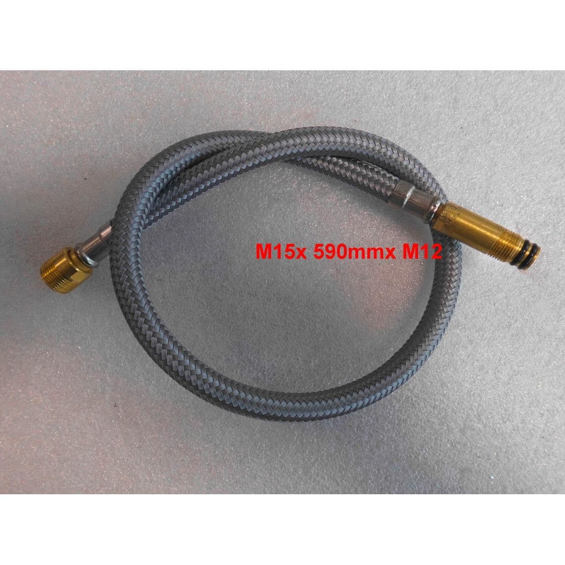 02275 Flexible de douche pour vaisselle, gris, M15 - M12, 595 mm, par ex. pour 78182 vue 1