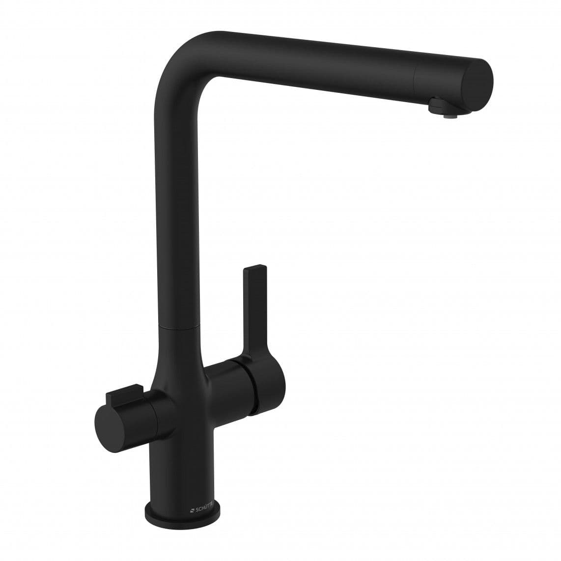 99860 AQUASTAR PRO Mitigeur pour eau potable avec système de filtration, noir mat vue 1