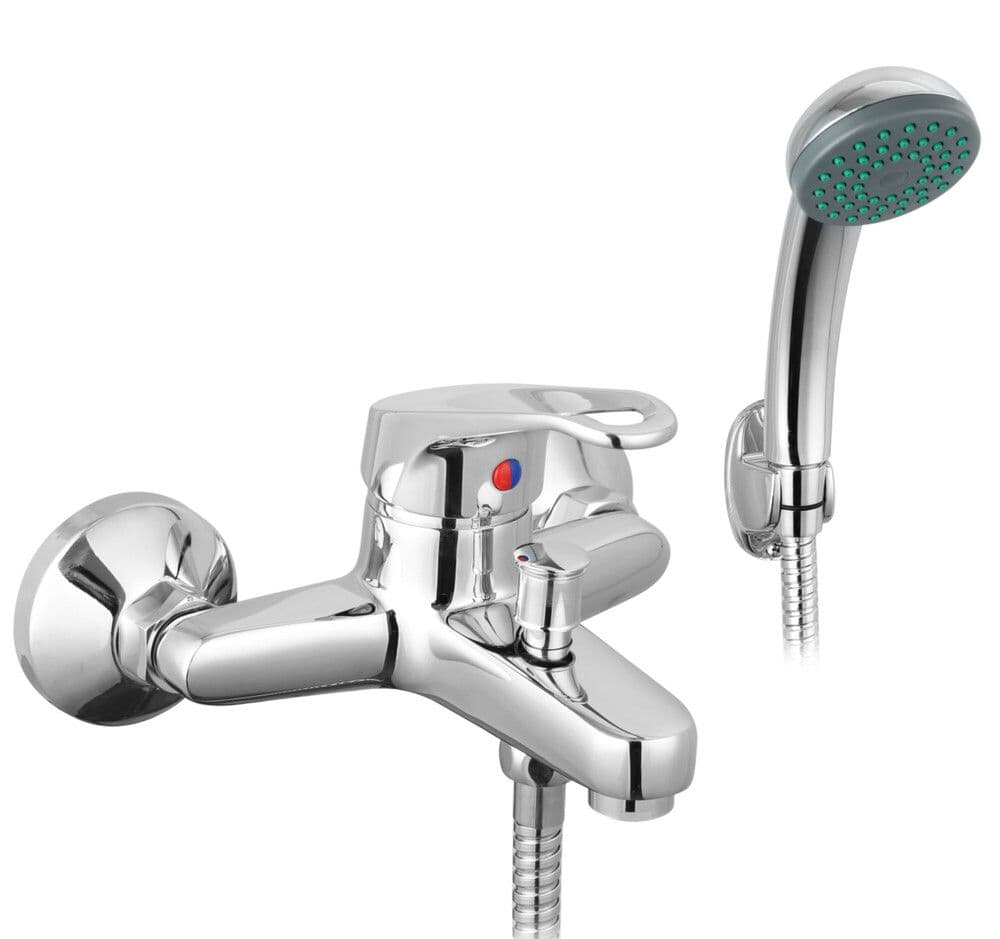 GO Van Marcke Volga mitigeur bain/douche avec garniture de douche chromé vue 1