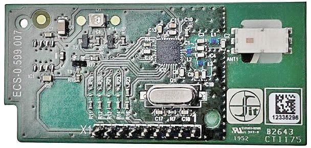 CIRCUIT IMPRIME RF COMFO AIR Q 350/450/600 ZEHNDER vue 1