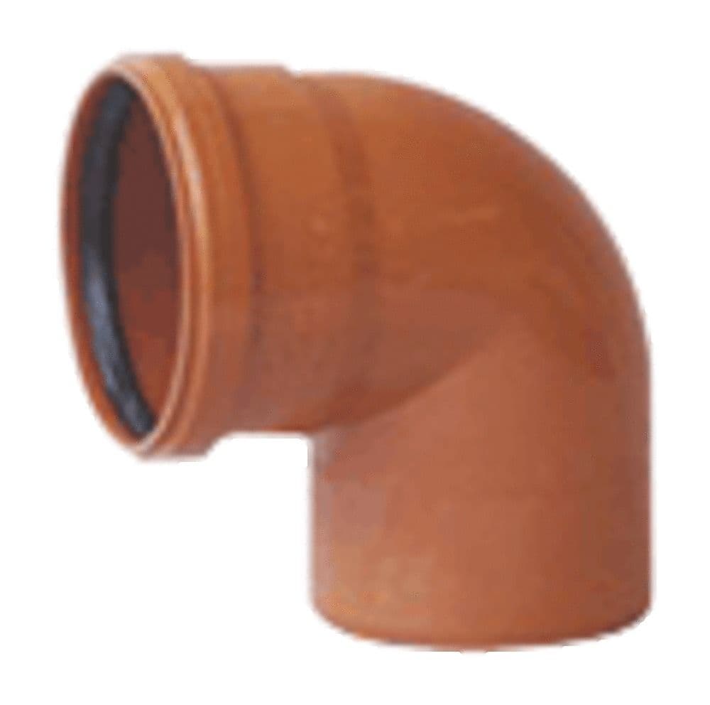Kabelwerk Eupen Eucarigid-RE SN4 accessoires égout PVC coude 87° D 125 mm brun vue 1