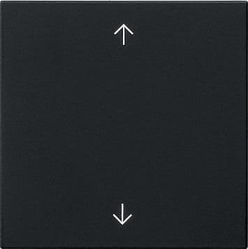 Module rapporté de commande System 3000 symboles de flèche Noir mat (laqué) vue 1