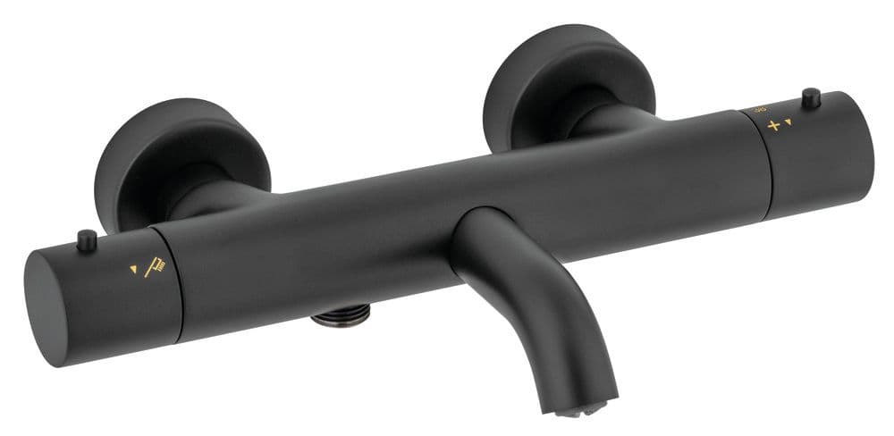 Van Marcke Origine Nero mitigeur bain/douche thermostatique mat noir vue 1