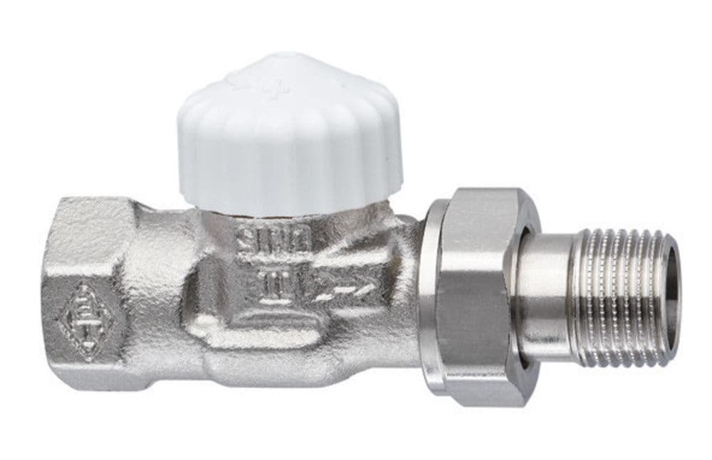 Heimeier V-Exact II robinet thermostatique droit 1/2"F vue 1