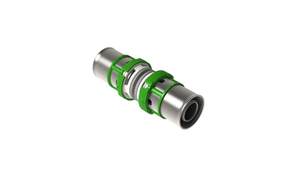 Comap Skinpress raccord droit tube multicouche Multiskin raccord 2-sertir 32-32 vue 1