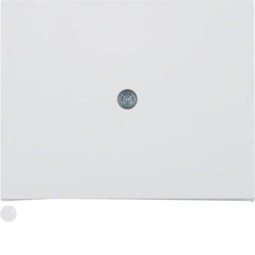 Enjoliveur pour sortie de câble Berker K.1 Blanc polaire, brillant vue 1