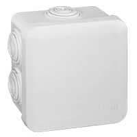 Boîte carrée Plexo IP55 étanche - Blanc - 7 embouts vue 1