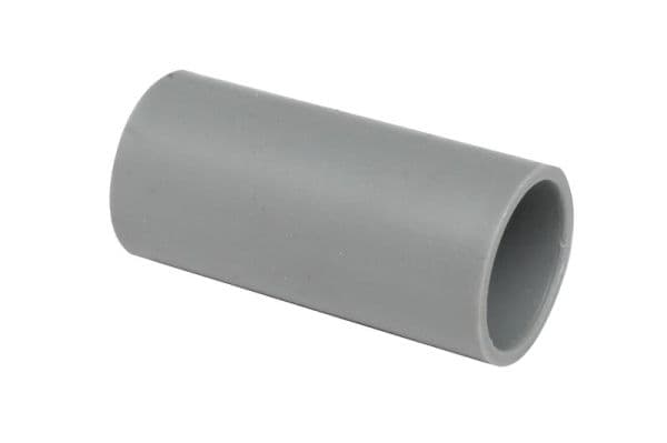 Manchon 16mm pour tube rigide en PVC - Gris fonçé Ral 7037 vue 1