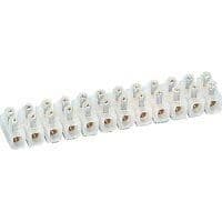 Barrette Nylbloc - capacité 16mm² 76A maximum - Blanc - 156,8 x 24,2 x 22.5mm vue 1