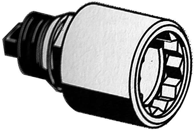 RALLONGE QUICK SCHELL 20MM CHROME vue 1