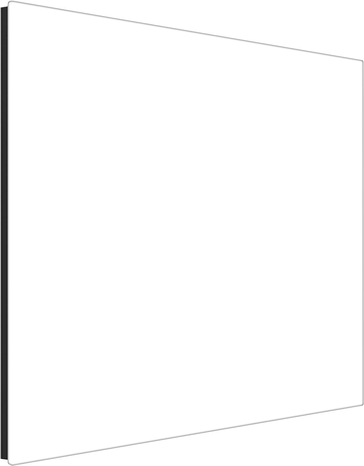CHAUFFAGE DE VERRE WELLTHERM 600X900X20MM SANS FRAME BLANC SATIN 580W exclusive frais de transport vue 1
