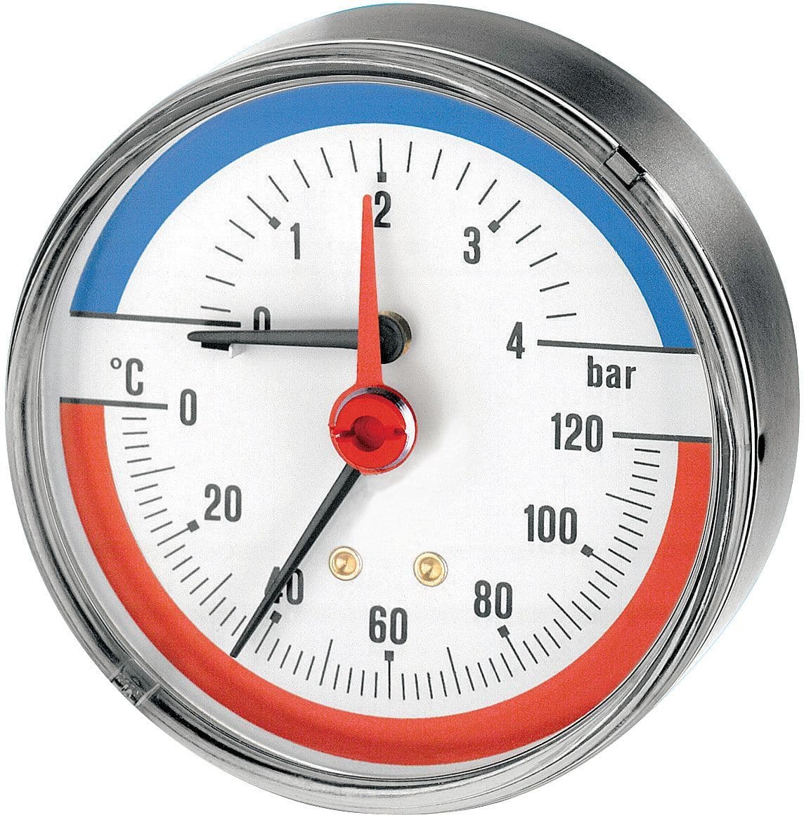 THERMO- MANOMETRE + SERRURE TMAX 4.1/2" vue 1