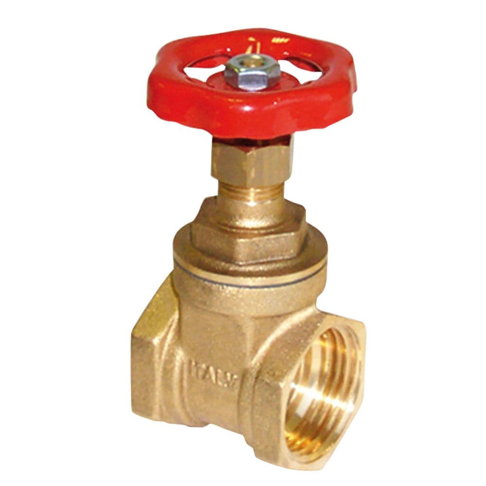 Vanne d'arrêt PN 10 laiton 4/4" FF vue 1