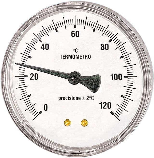 THERMOMETRE BIMETALLIQUE T 100/75 1/2" vue 1
