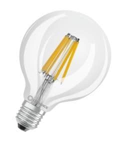 Lampe Led G95 100 dimmable forme sphérique classique IRC90 avec une composante bleue fortement rédui vue 1