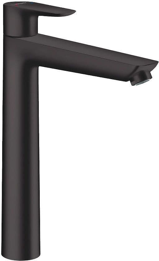 MITIGEUR LAVABO TALIS E 240 HG HAUT SANS VIDAGE AUTOMATIQUE NOIR MAT vue 1