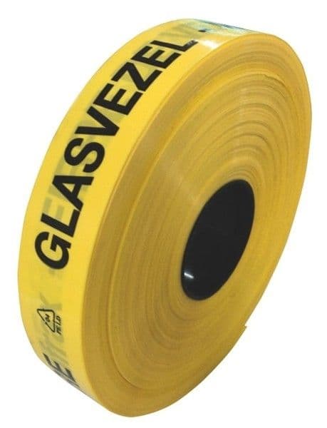 Ruban avertisseur 0,15mm x 40mm x 250m Jaune / Noir ' Vlaams gewest' vue 1