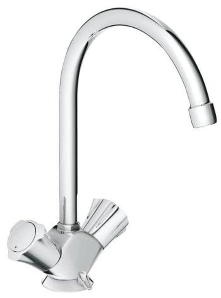Grohe Costa L mélangeur cuisine monotrou 2 poignées Longlife bec mobile rosette vue 1