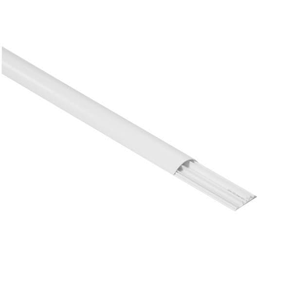 Passage de plancher 75 x 18mm 2m - Blanc - 3 compartiments vue 1