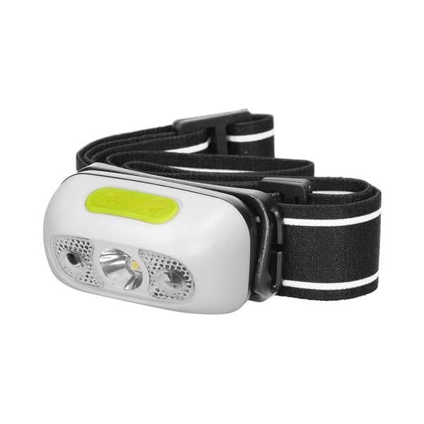 Lampe frontale Led avec interrupteur sans contact et chargeur USB 5W, 230lm, 1200mAh Li - ion, tête vue 1