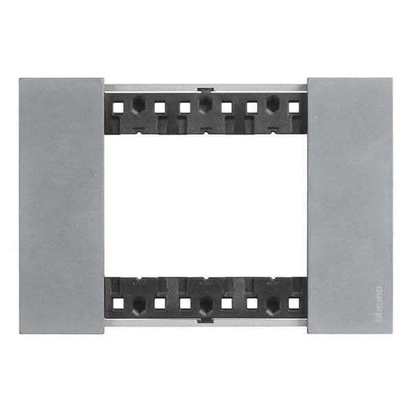 LNow plaque 3 modules Moon pour support référence K4703 vue 1