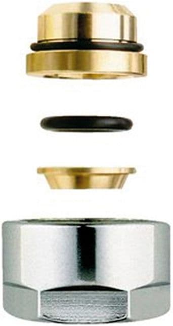 RACCORD A COMPRESSION HONEYWELL TUBE CUIVRE ROUGE M24-15MM CHR vue 1
