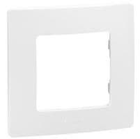 Niloé plaque 1 poste Blanc vue 1