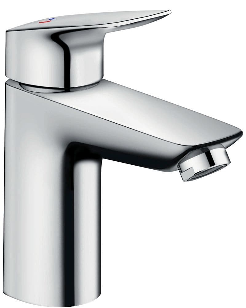 MITIGEUR LAVABO LOGIS 100 HANSGROHE COLDSTART VIDAGE AUTOMATIQUE CHROME vue 1