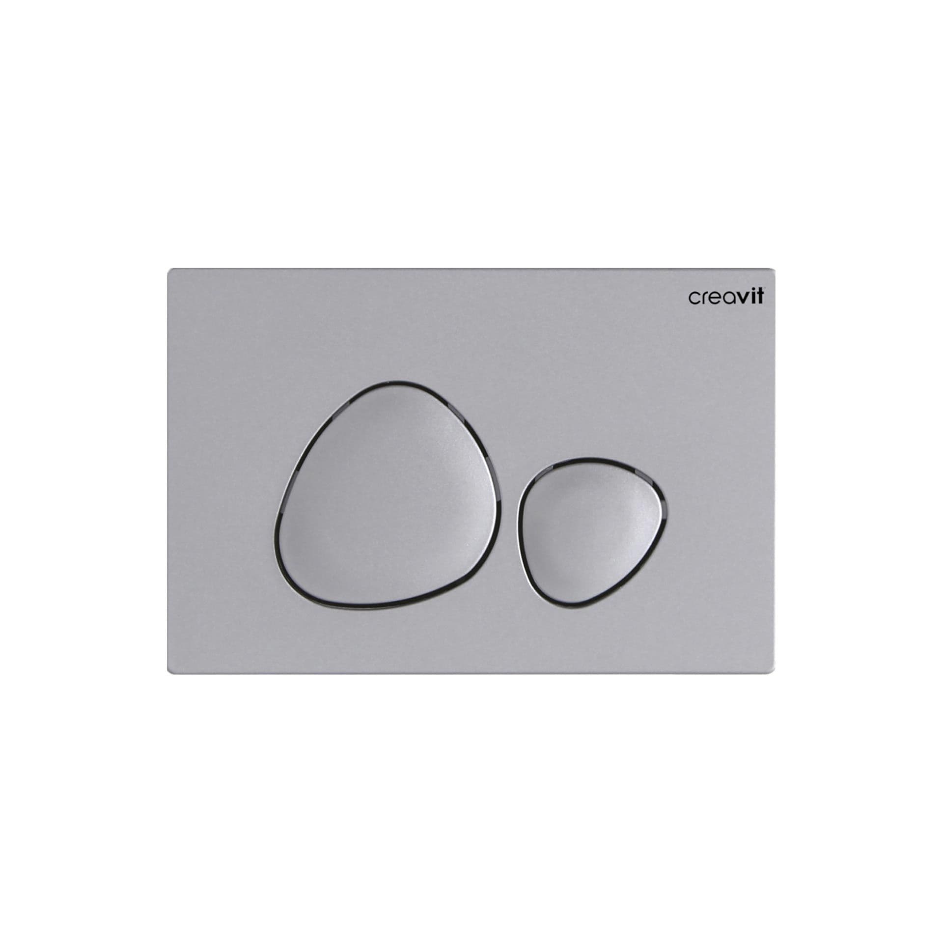 PLAQUE DE COMMANDE CHROME MAT vue 1
