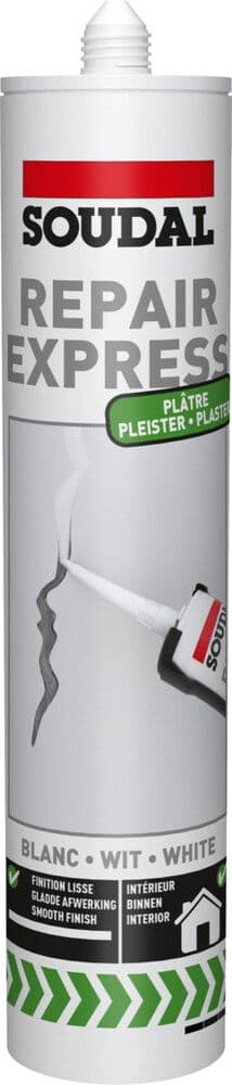 Soudal Repair express plâtre 250 ml enduit et mastic de jointement vue 1