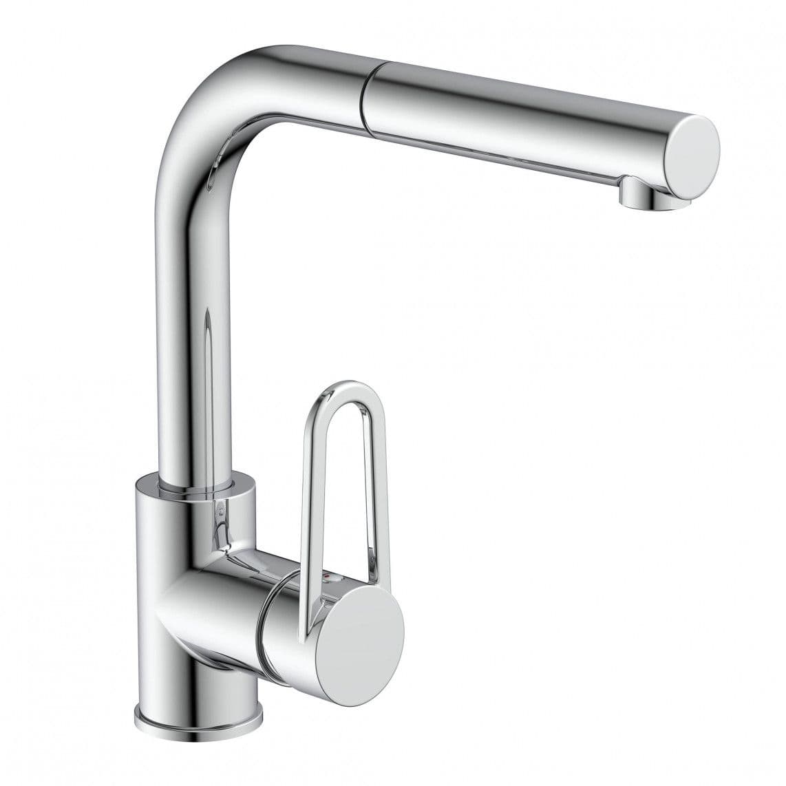 26230 DESIGN RING Mitigeur évier, chromé, avec bec extractible vue 1