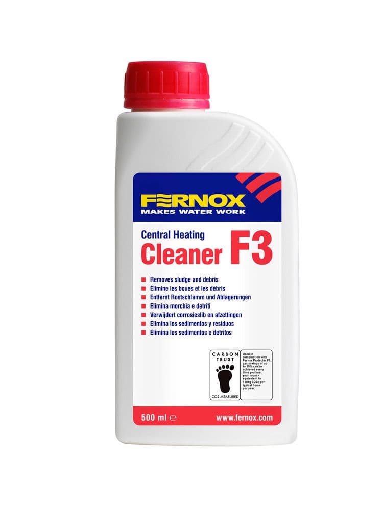 Fernox Cleaner F3 nettoyant circuits de chauffage central pH neutre 500ml vue 1