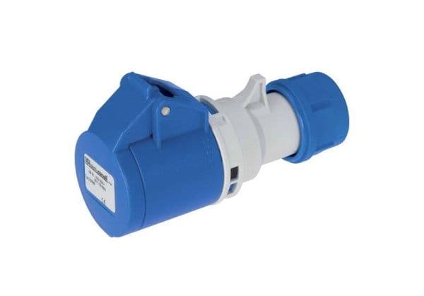 Fiche femelle CEE 16A / 230V 3 pôles + T / IP44 vue 1