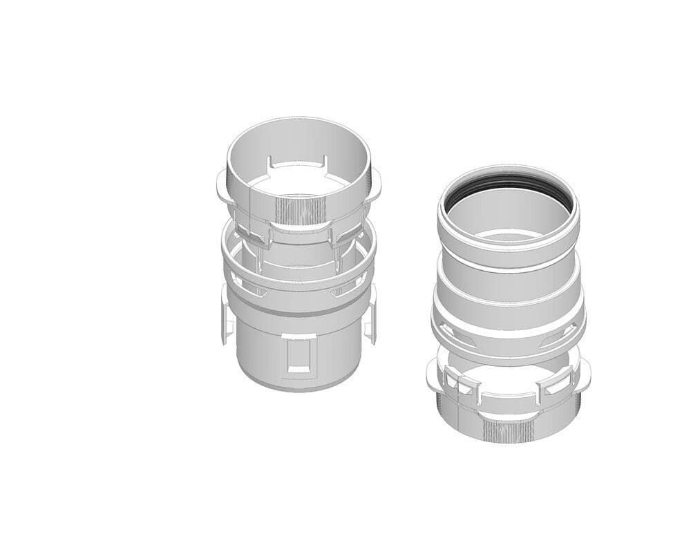 Dinak PPH SW kit pour raccordement flex D100 polypropylène vue 1