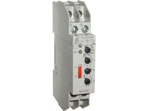 Temporisateur multifonction 12 - 240Vac / Dc 0,05S - 300h 1CO 3A vue 1