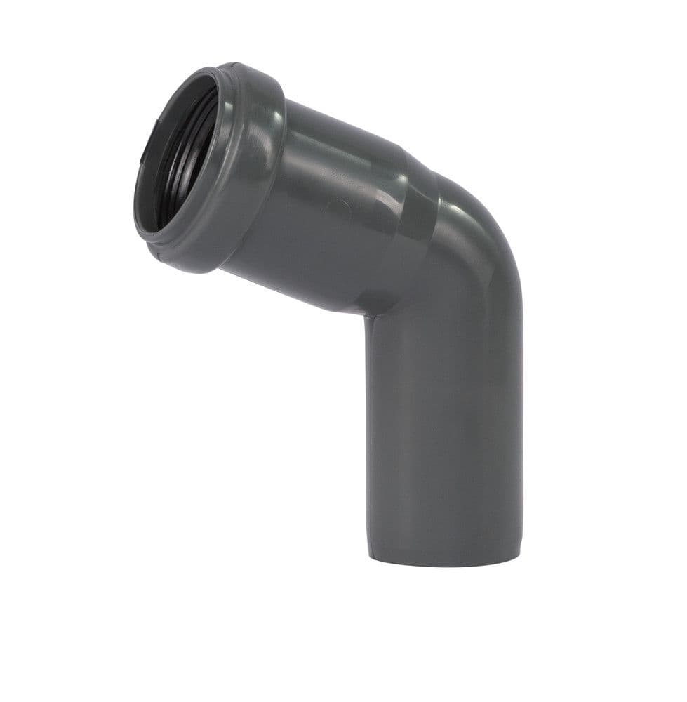 Ostendorf Kunststoffe HT-Safe B coude 67° PP D 90 mm gris vue 1