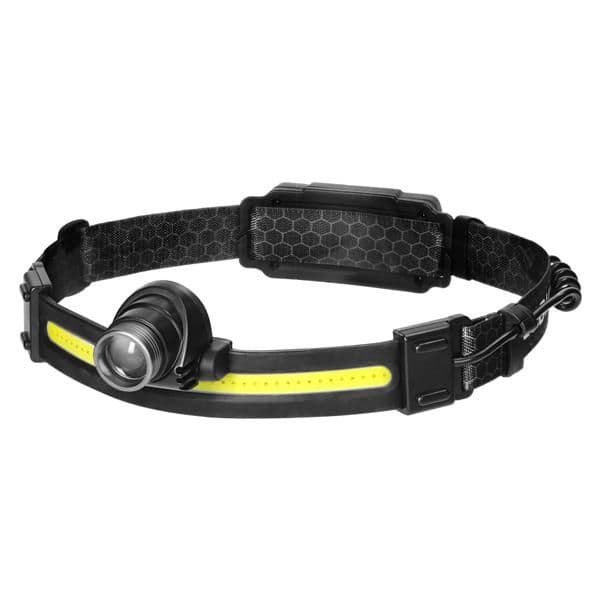 Lampe frontale Led, COB + Cree avec batterie 1200mAh vue 1