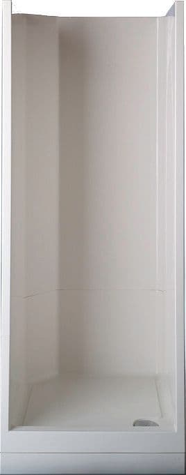 CABINE DUOLITH900 NICHE 90-90-225 BLANC vue 1